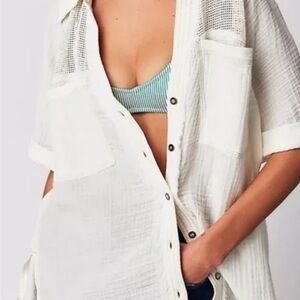 We The Free Free People Surfs Up crochet top